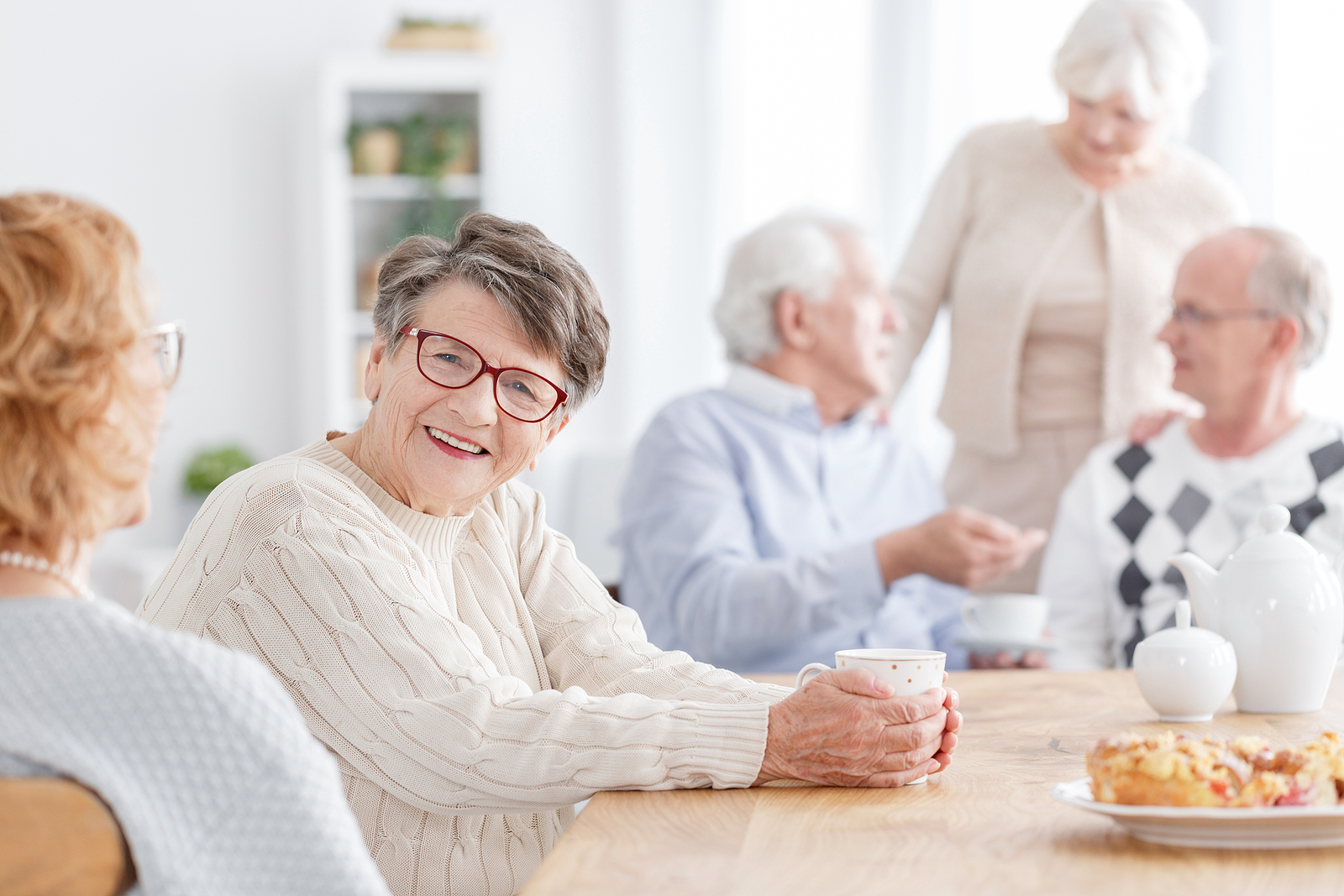 Wessex Healthcare supplies quality mobility products and independent living aids to the less abled and disabled Wessex stairlifts - Senior social life concept group
